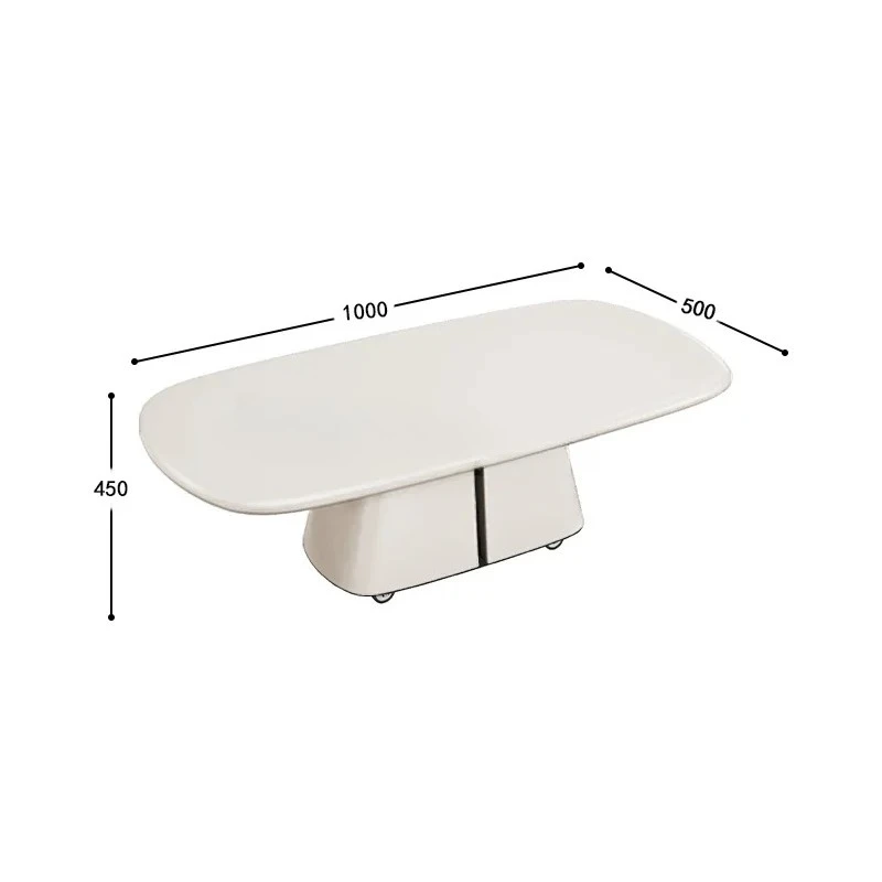 

Lifting Coffee Table Dual-Use Small Apartment Living Room Home Cream Style Multifunctional