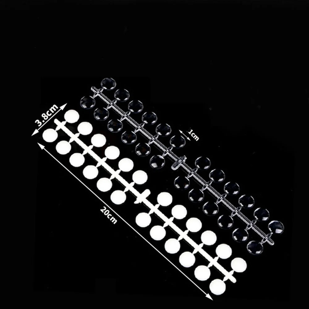 5 Bretter/Packung Nagellack Färbung Anzeigetafel DIY runde Nagel farbe zeigt Karte Nail Art Zubehör