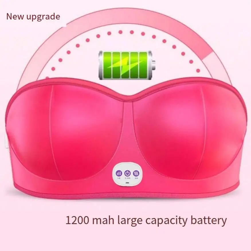 

Electric Breast Massage Bra Bra Vibration Breast Massager Breast Dredge Breast Heating Massage Machine
