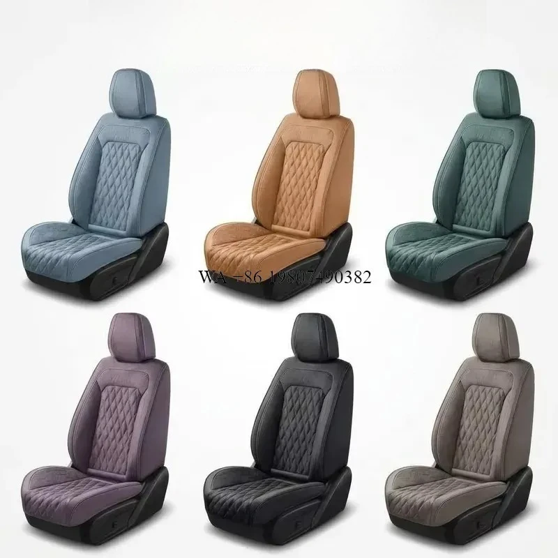 wmwmnu Car Interior Accessories Comfortable Memory Foam Style Synthetic Leather for All Seasons