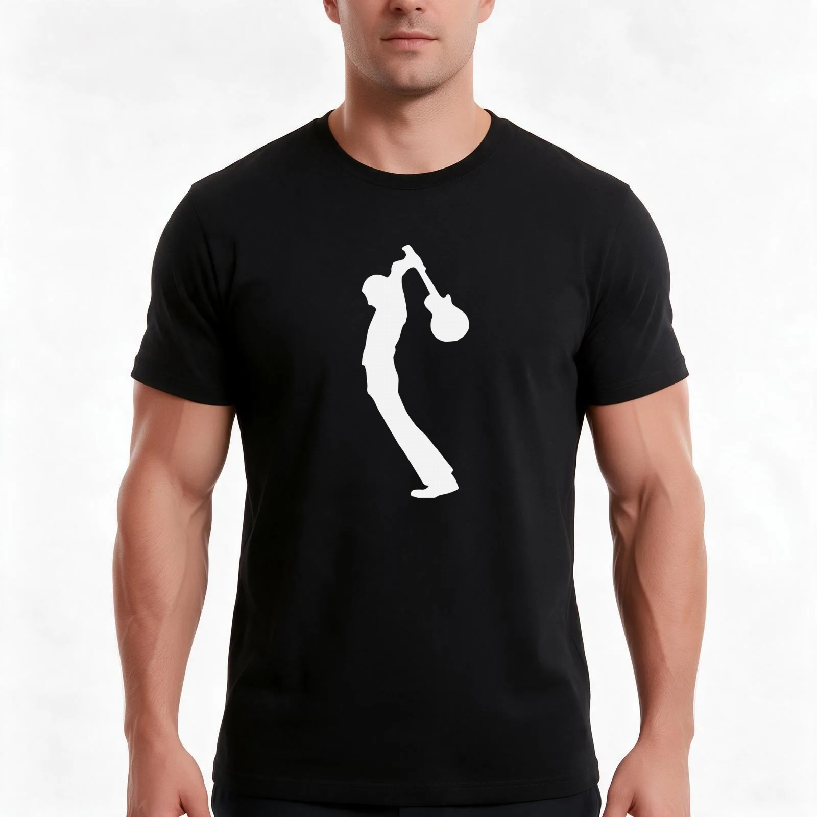 Pete Townshend T-Shirt, Summer Casual Cotton Tee, Oversized Streetwear Tops, Vintage Graphic Print, Loose Fit Short Sleeve