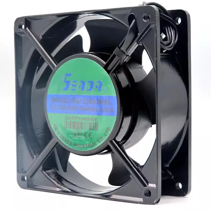 Ventilateur de cadre en aluminium AC220-240V SEADA SA1238A2HSL 12CM 12038 120*120*38MM