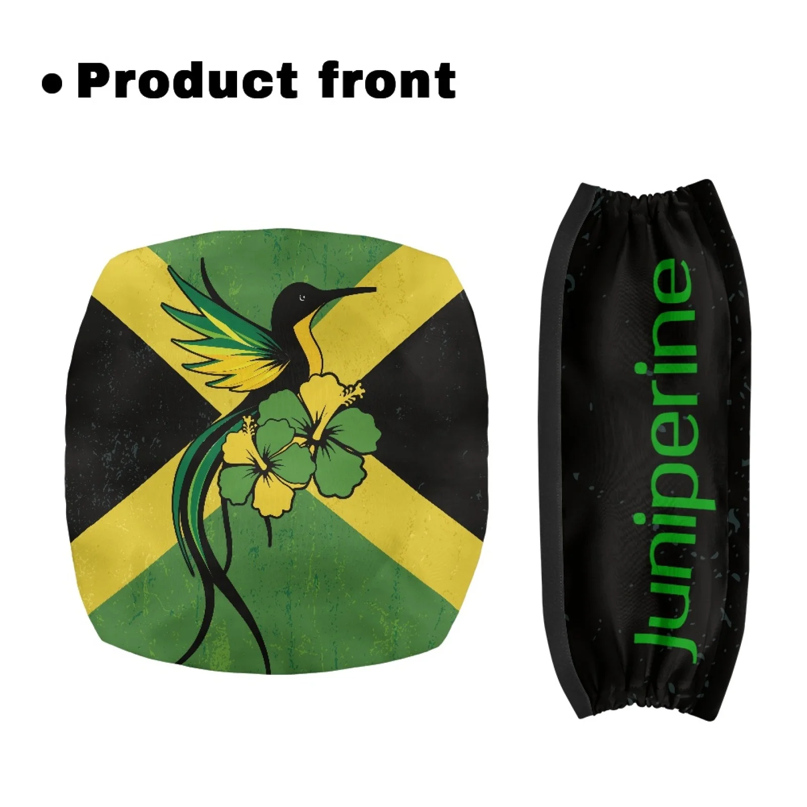 Coloranimal Jamaican 2 Pcs Seat & Back Covers for Women Rollator Seat Back Rest Covers 2026 Trending