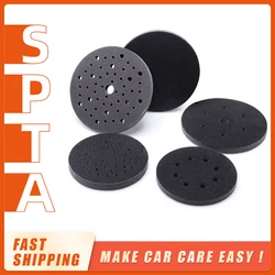 SPTA New Arrival Buffer Pad 5 & 6 Inch Black Heat Emission Cushion Hook&Loop Buffering Pad for Backing Plate