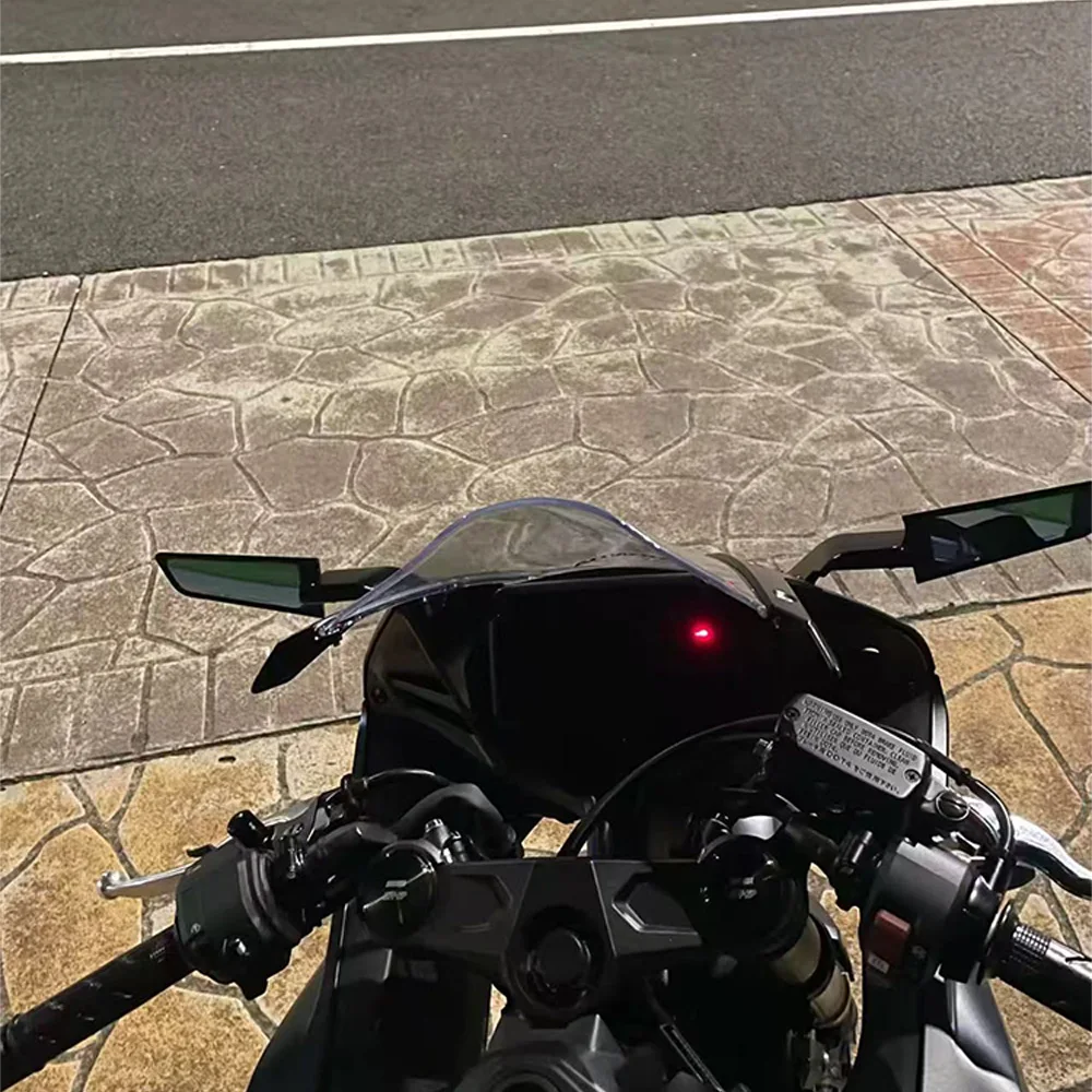 2024 CBR650R Rearview Mirror Motorcycle Invisible Rearview Mirror For Honda CBR650R 2019-2024 Aluminum Winglet Mirror