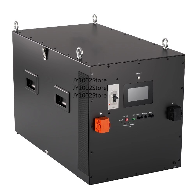 33KWh 16S MB56 DIY Battery Case JK 300A BMS LiFePO4 Prismatic Battery Box Featuring Flexible Busbar Solar/Electric CE
