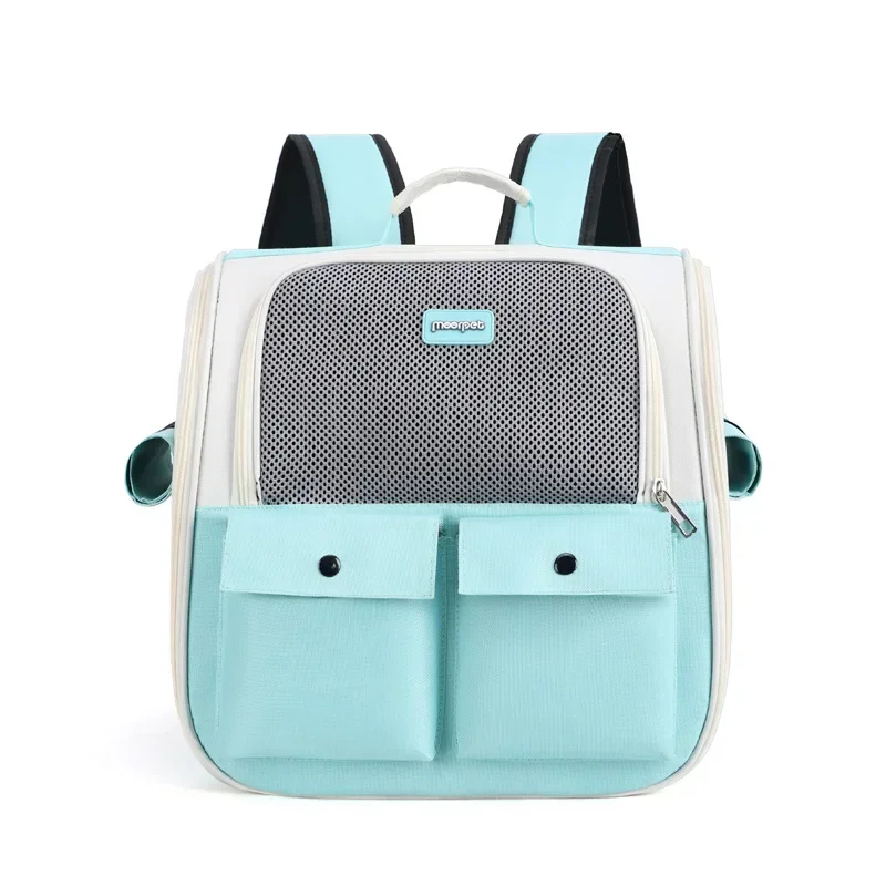 Borse per animali domestici Cat Out Borsa in tessuto Oxford di grande capacità Carry Zaini portatili Zaino per gatti Trasportino per animali domestici