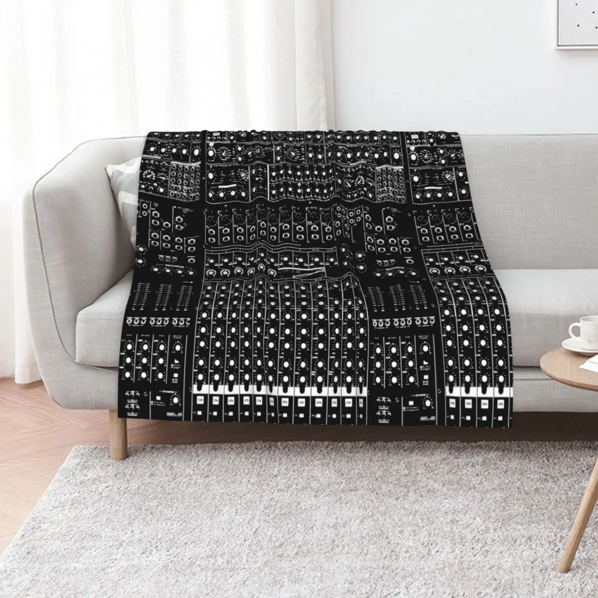 

Music Producer Audio Engineer Recording Studio DJ Sound Guy Throw Blanket valentine gift ideas Thin Custom Blankets