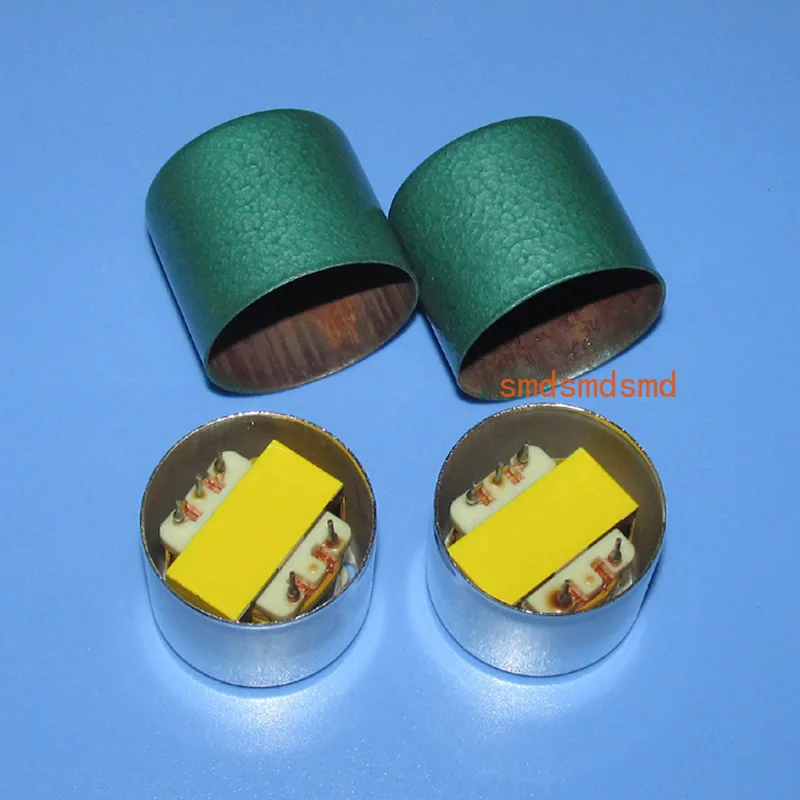(1 + 1): 10 MC phono step-up transformer, 5 times / 10 times step-up, LP vinyl phono permalloy transformer, double shielded