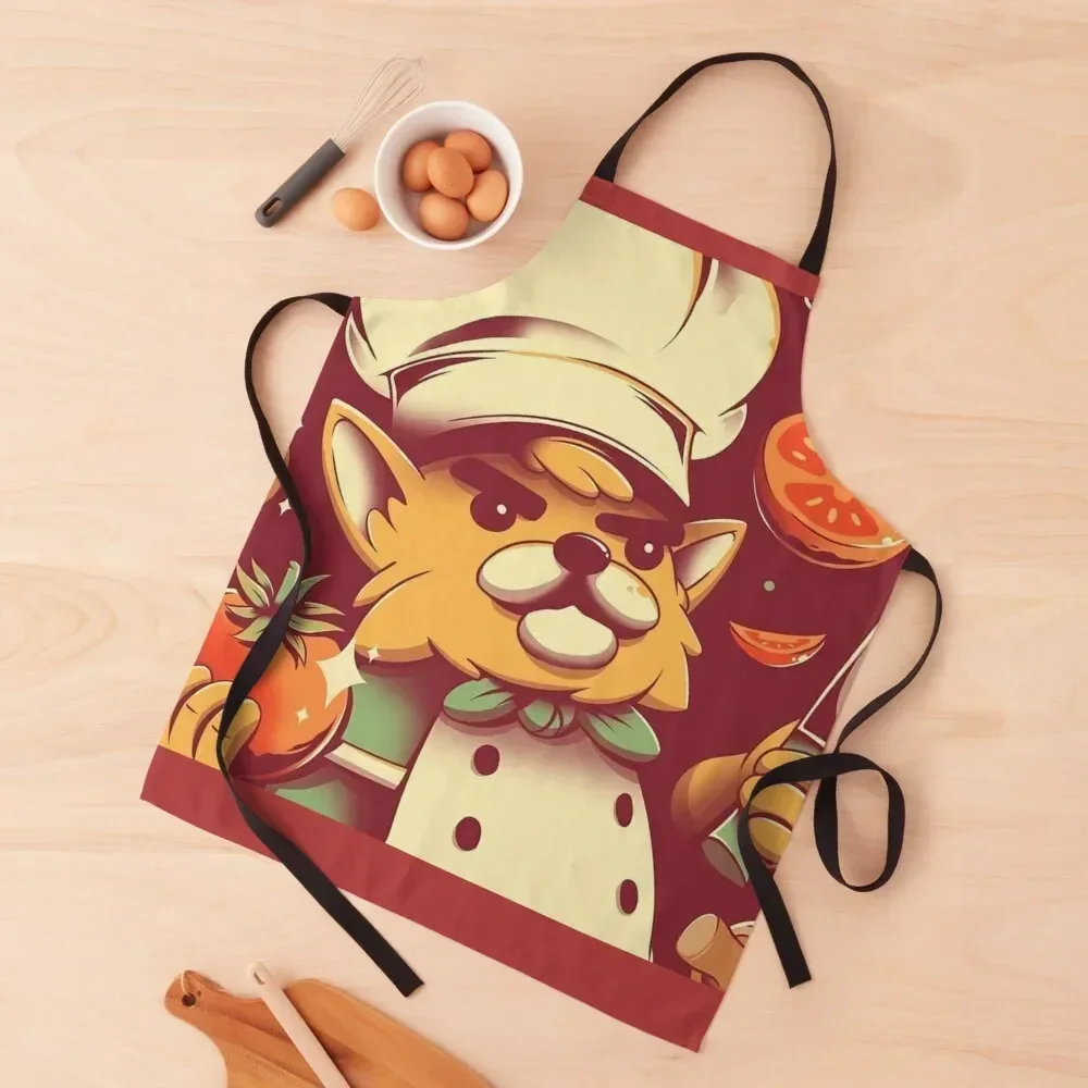 Overcooked Cat-Chef Apron Useful Things For Kitchen cleanings Kitchen Utensils christmas 2025 Apron