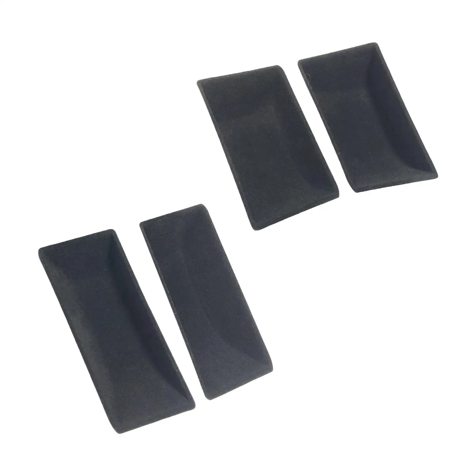 2Pieces Auto Door Armrest Organizer Modification Assembly Black Professional