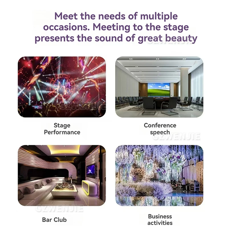 VENU360 Pro Audio Driver Rack 3 ingangen 6 uitgangen Stage Audio Processor Software Rack Professionele audioprocessor Stage Performanc