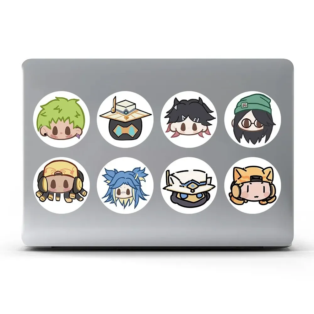 Rouleau d'autocollants de sceau de jeu de dessin animé Valorant, 1000 feuilles/rouleau, autocollants de décoration pour ordinateur portable, autocollants cadeaux de récompense pour enfants, DIY bricolage