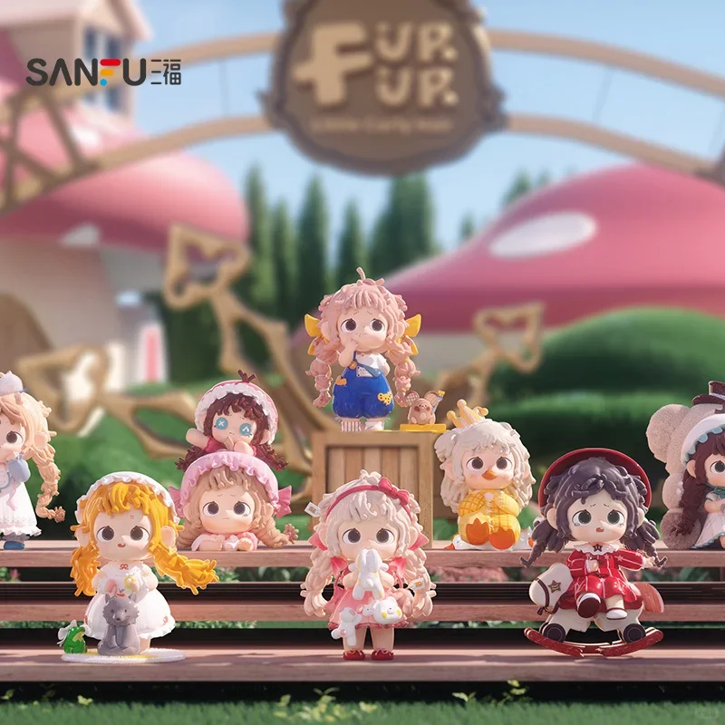 

Черная игровая кукла Fufu Miaomiao House слепая коробка кукла четвертого поколения модная игровая милая игрушка ручной работы женский подарок на день рождения орнамент