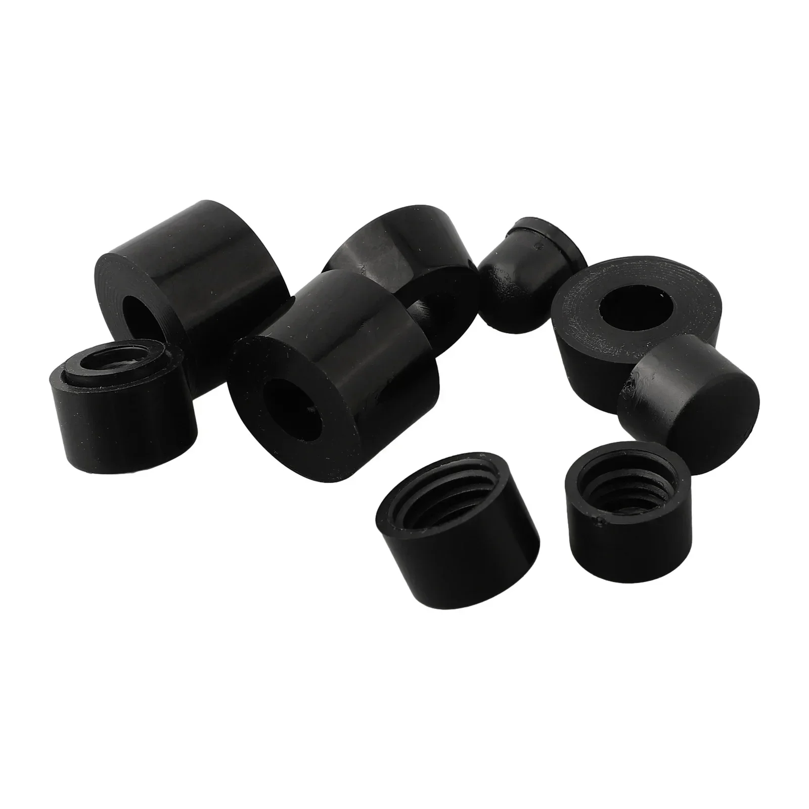 10Pcs Skateboard Truck Bushings Longboard PU Shock Absorber Bushings Washers Pivot Cups Outdoor Scooter Skateboard Accessories