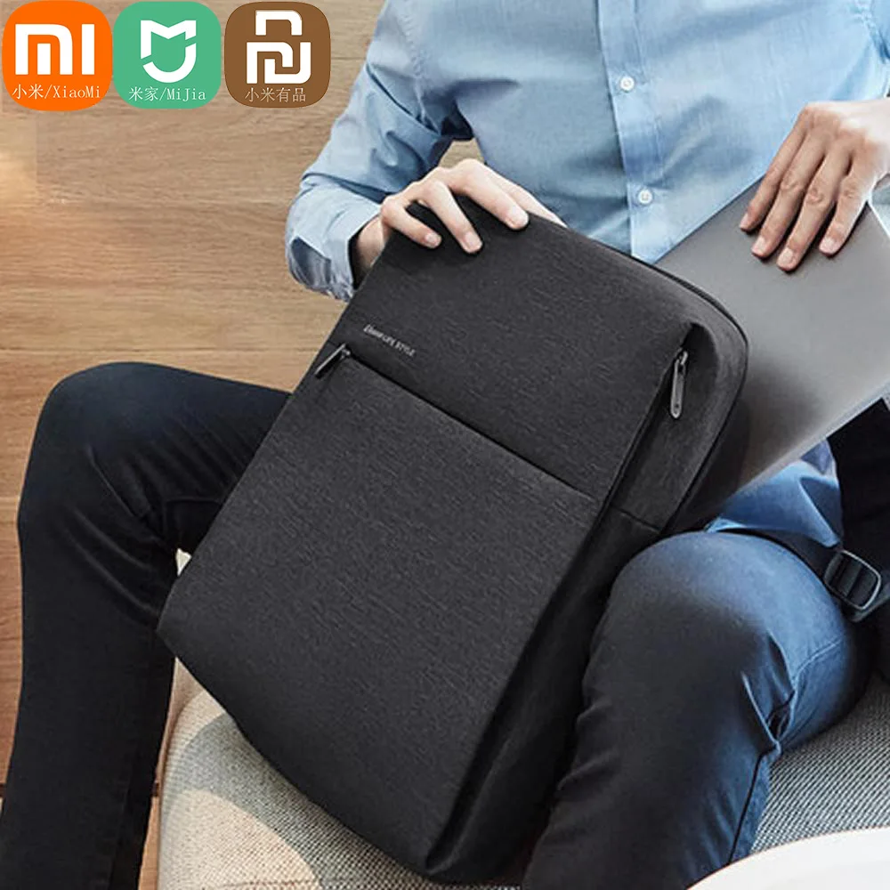 original Xiaomi Backpack Mi Minimalist Urban Life Style Polyester Backpacks for School Business Travel Men\'s Bag Large Capacity