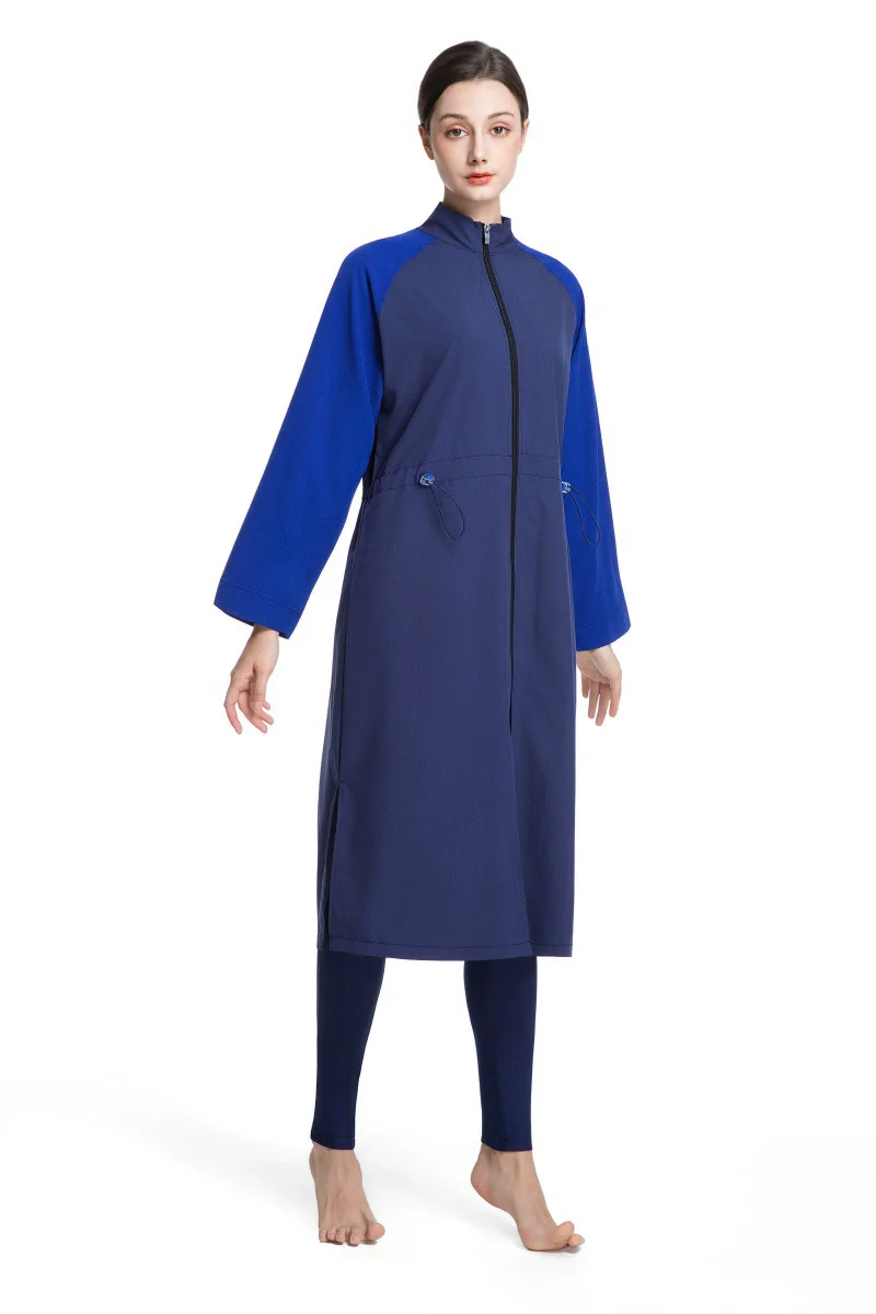 Saudi Arabia Muslim Middle East Islamic Outdoor Women's Conservative 3-Piece Sunscreen Southeast Asian Surfing Set Swimsuit