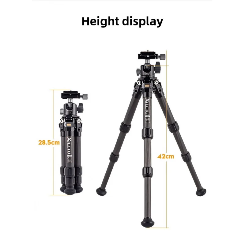 Joyful JourneyXLS223C+XG25SLR/Mirrorless Carbon Fiber Lightweight Portable Tripod for Climbing Stairs and Outdoor Travel❄️