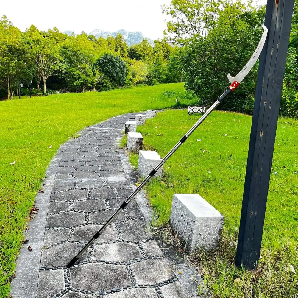 

Секатор для деревьев, ручная телескопическая пила, выдвижная пила для обрезки деревьев с телескопическим удлинителем для высокой ветки деревьев