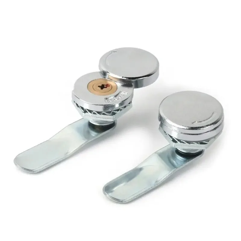 High-quality Door Lock Useful Steady Cam Lock Padlock for Security Door Cabinet Mailbox Drawer Cupboard Camlock 16mm + 2 Keys