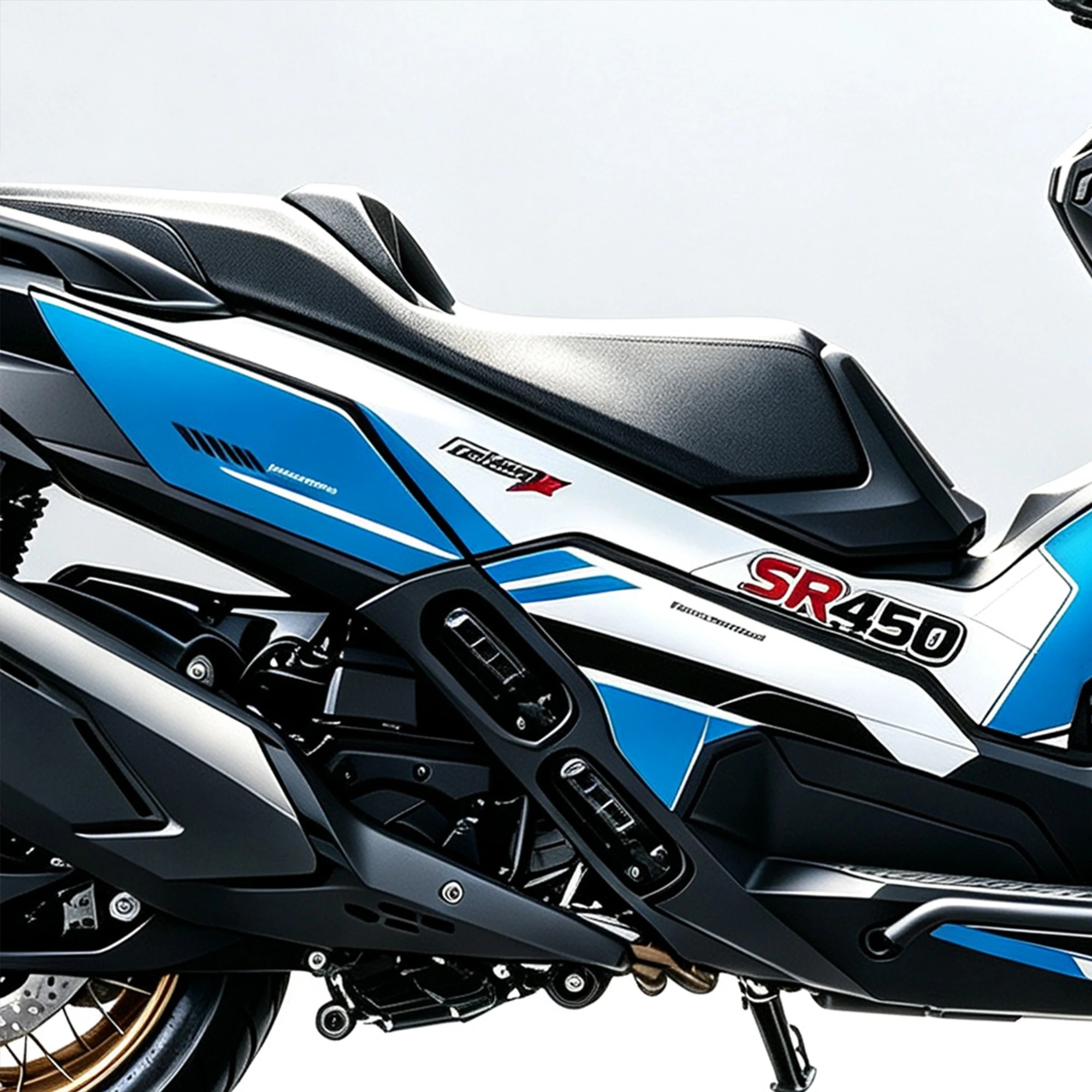 Compatible with 2026 Voge SR450X Motorcycle Full Body Decals Waterproof Sunproof Vinyl Stickers Anti-Scratch Body Decorative Wra