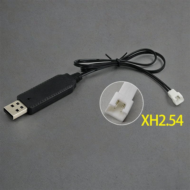 Cable Cargador USB Para Batería LiPo De 3.7 V XH2.54 – Carga Inteligente Con Protección Anti-sobrecarga, Para Drones, Barcos Y Coches