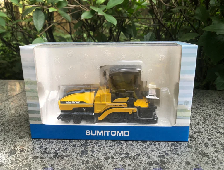 

Асфальтоукладчик SUMITOMO HA60W, модель навеса, Строительная техника, игрушка, 1:50