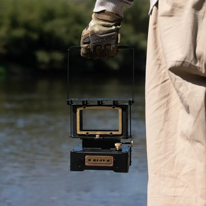 Retro Portable Stove for Camping Fire Pit Viewing Tea Making And Warmth High Value Outdoor Cooking Gear