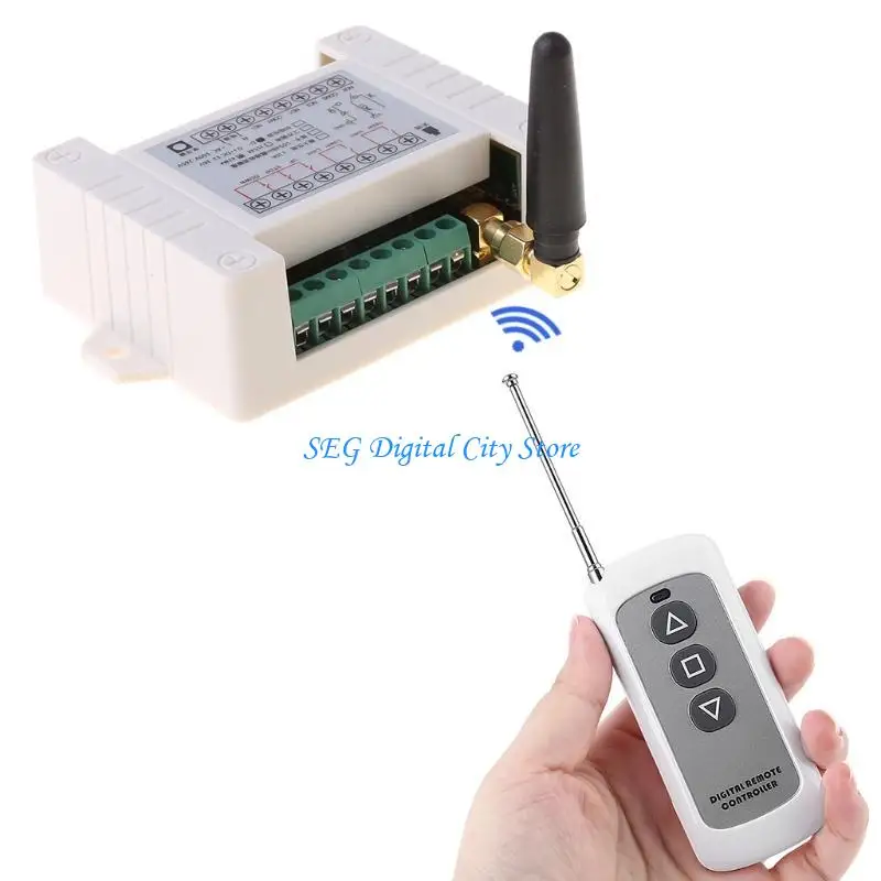

U75B RF Remote Control DC12V/24V/36V 2CH Universal Wireless Remote Receiver and Transmitter for LED Light Motor