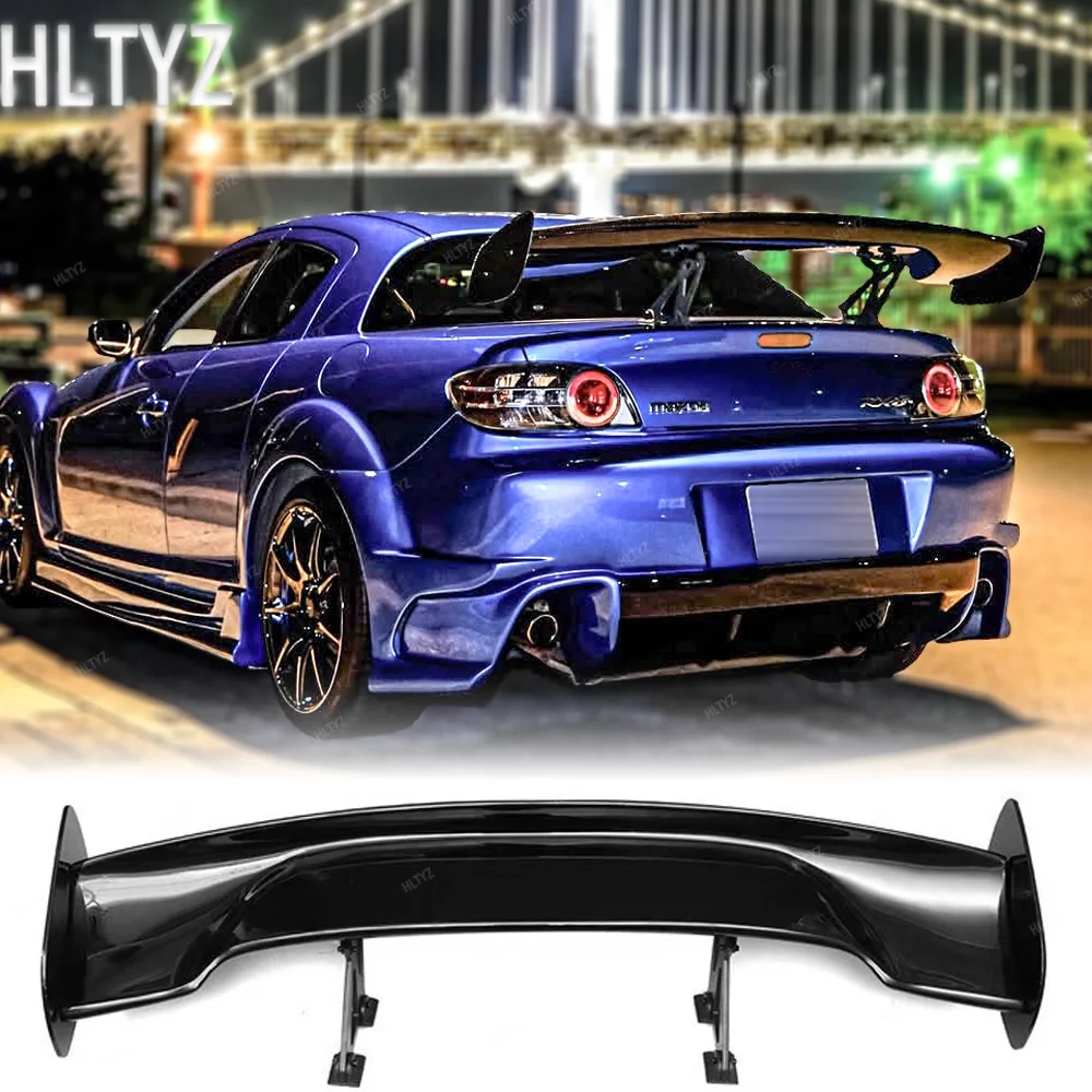 Alerón Trasero Estilo GT para Mazda RX5 RX6 RX7 RX8 SE3P MS 2004-2005, Piezas Automotrices de Alta Calidad en Fibra de Carbono/ABS para Tuning