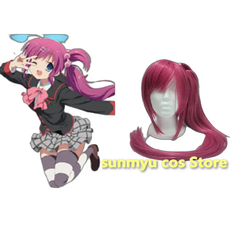 

Little Busters Haruka Saegusa Cosplay Wig rose pink hair