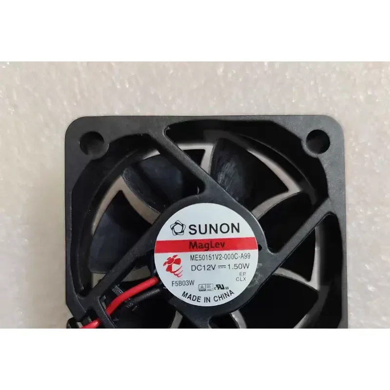 for ME50151V2-000C-A99 New SUNON 12V 1.50W 5CM 5015 Magnetic Suspension Fan