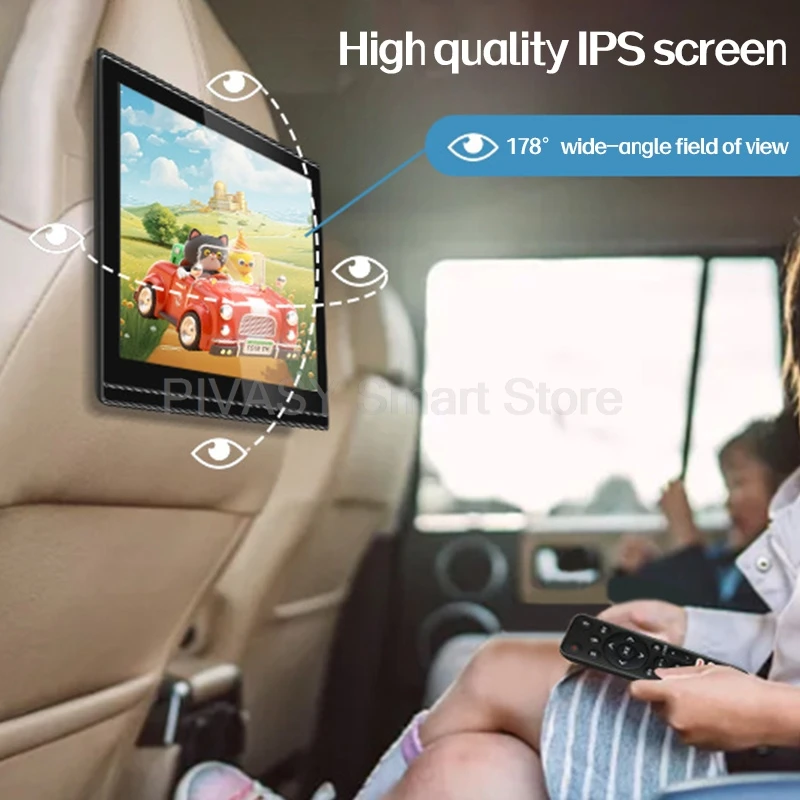 تلفزيون رقمي صغير محمول 11.6 بوصة 1080P HDMI يده تلفزيون السيارة واي فاي IPS HD شاشة عرض للاستخدام المنزلي والمطبخ في الهواء الطلق