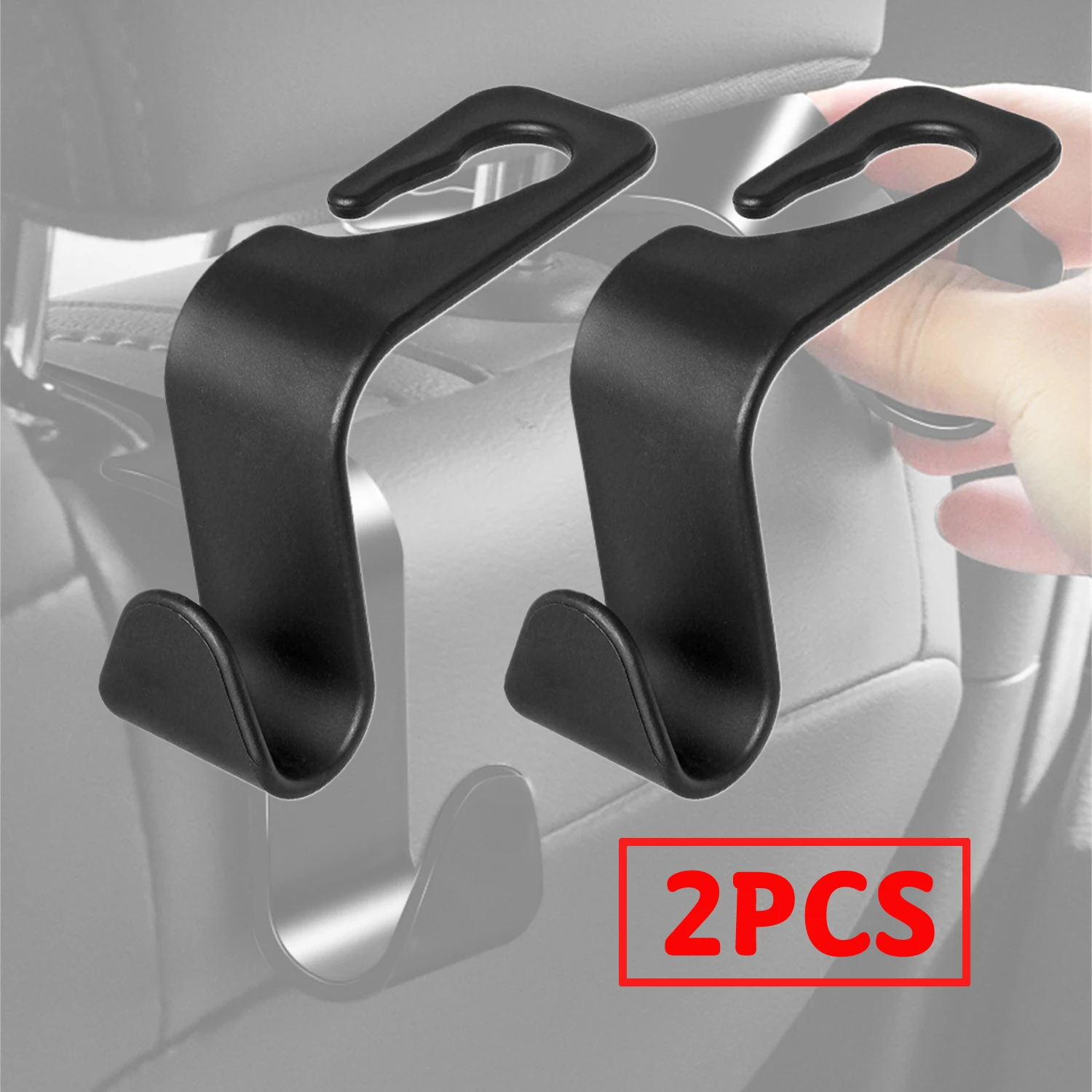 2 шт. крючок для автомобильного сиденья, подвижные гаджеты из АБС-пластика, многофункциональный кронштейн для Toyota BMW VW Audi Mazda KIA Nissan, автоаксессуары