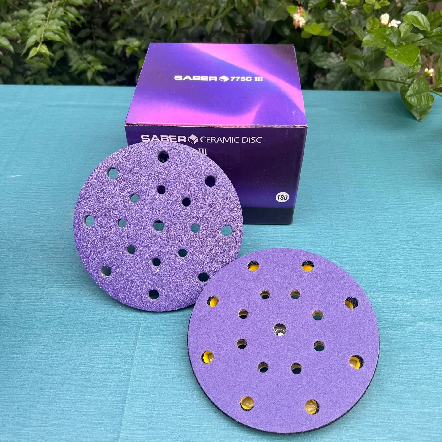 17 Hole 6 Inch Sanding Discs Hook Loop Backing Aluminum Oxide Assorted Grit Sandpaper For Auto Wood Metal Drywall