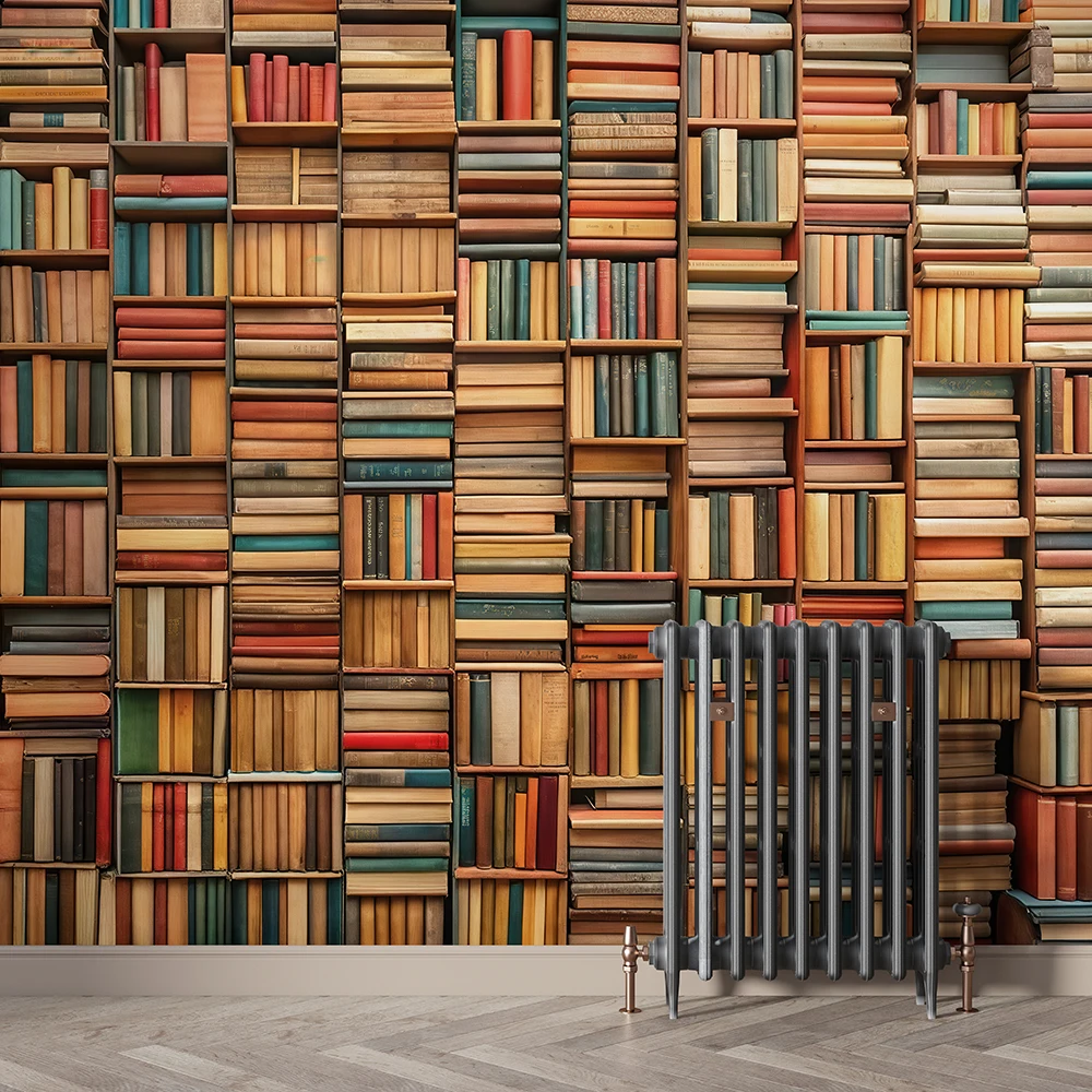 Milofi custom 3D Library Bookcase  Art Wallpaper