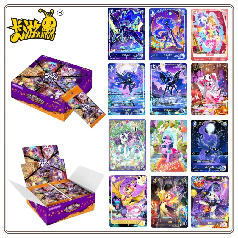 new-kayou-original-my-little-pony-collection-swap-vol3-nightmare-night-collection-card-genuine-anime-game-collection-card-gift