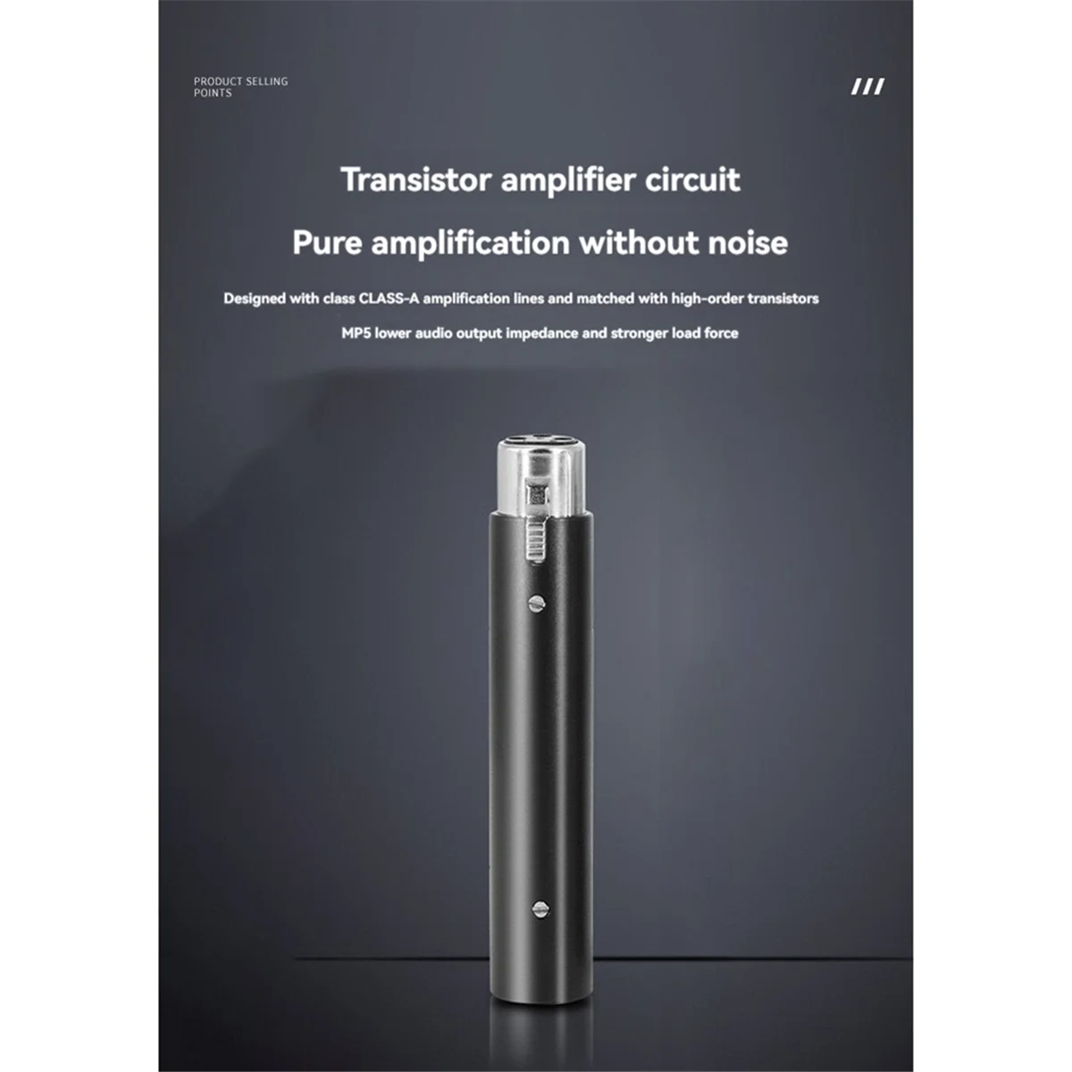 Amplificateur de Microphone dynamique efficace, alimentation 5V, augmentation à canal unique