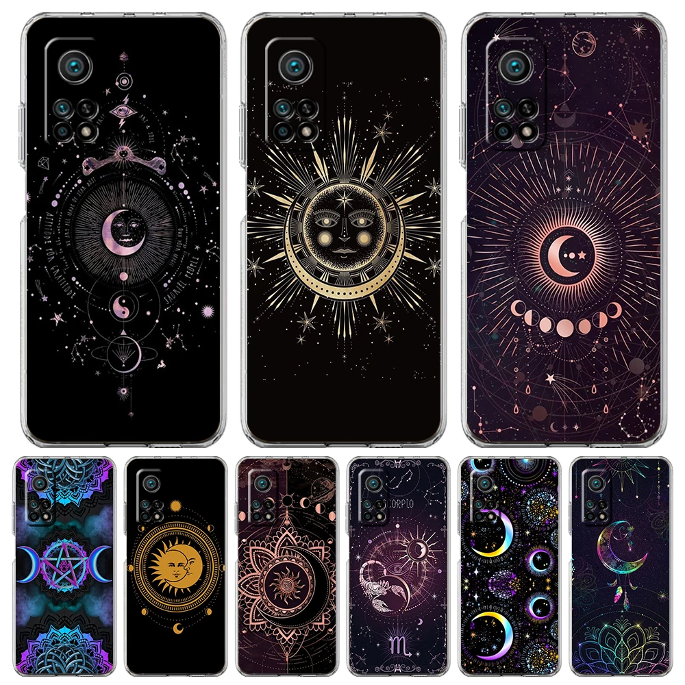 Witches Moon Tarot Mystery Totem Phone Case for Xiaomi Mi Poco F3 X3 X4 GT NFC M3 M4 11 Ultra 12 11X 11i Pro Lite 5G Soft Cover