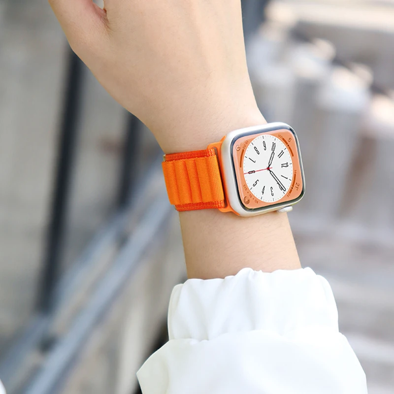 حلقة جبال الألب لساعة أبل الترا 2 ، 49 مللي متر ، 44 مللي متر ، 45 مللي متر ، 40 مللي متر ، 41 مللي متر ، 42 مللي متر ، 38 مللي متر ، سوار ، سبورت كوريا iWatch Series 8 ، 7 ، 6 ، 5 ، 4 ، SE ، 9 الفرقة