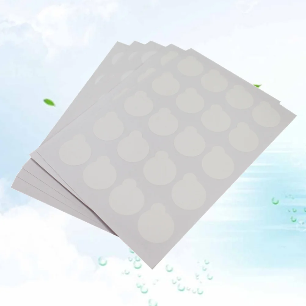 100 pcs Eyelash Glue Palette Stickers Disposable Adhesive Dots For Lash Extension Small Size Per Piece 5 Pack Gaskets For