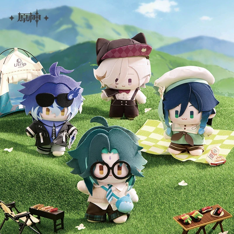 Mercancía oficial de personajes de la serie de anime “This Spring's Blossoms” de Genshin Impact: muñecas para vestir, decoraciones y artículos de colección.