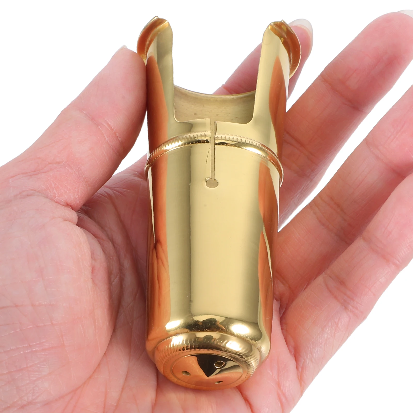 

84 Mm Saxophone Hood Tenor Accessory Mouthpiece Cap Golden Protective Accessories