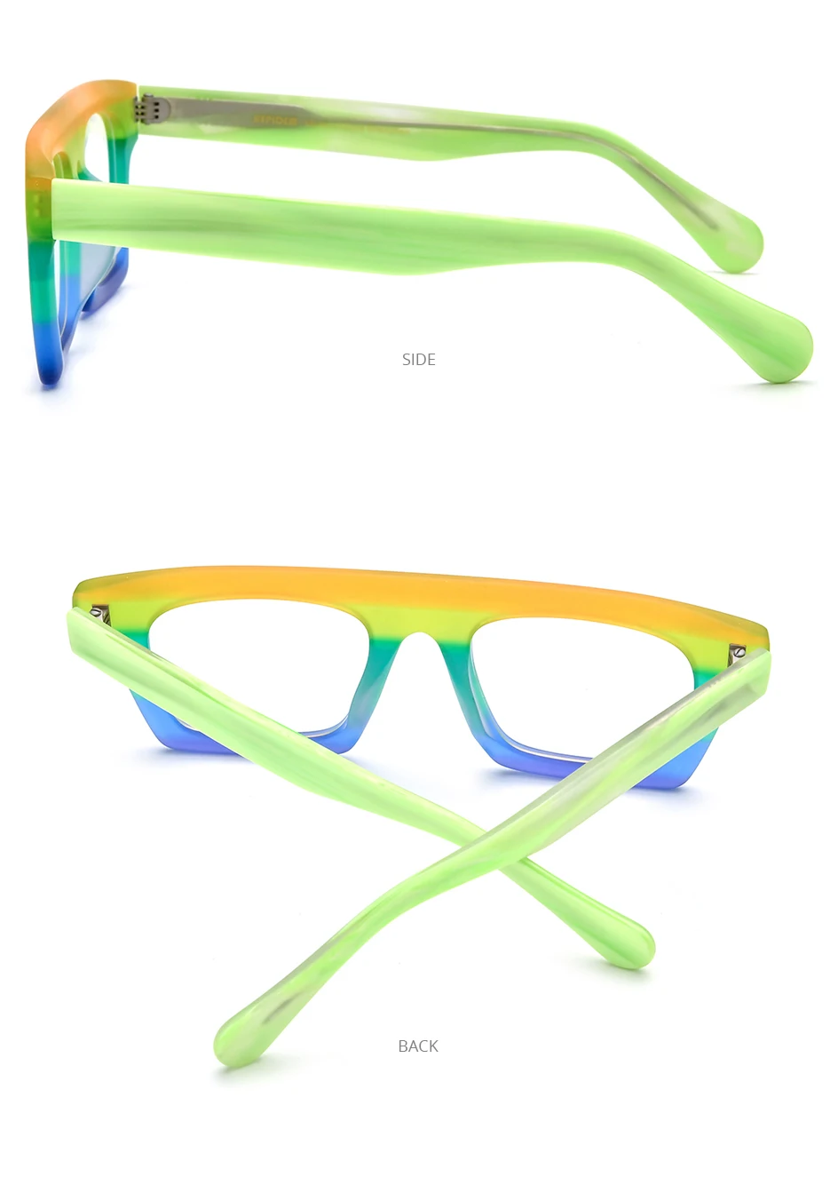 HEPIDEM Acetat Brille Männer Marke Designer Oversize Große Größe Brillen Rahmen Japanische Handgemachte Brille Männer Dicke Brillen 9374 – Detail 34