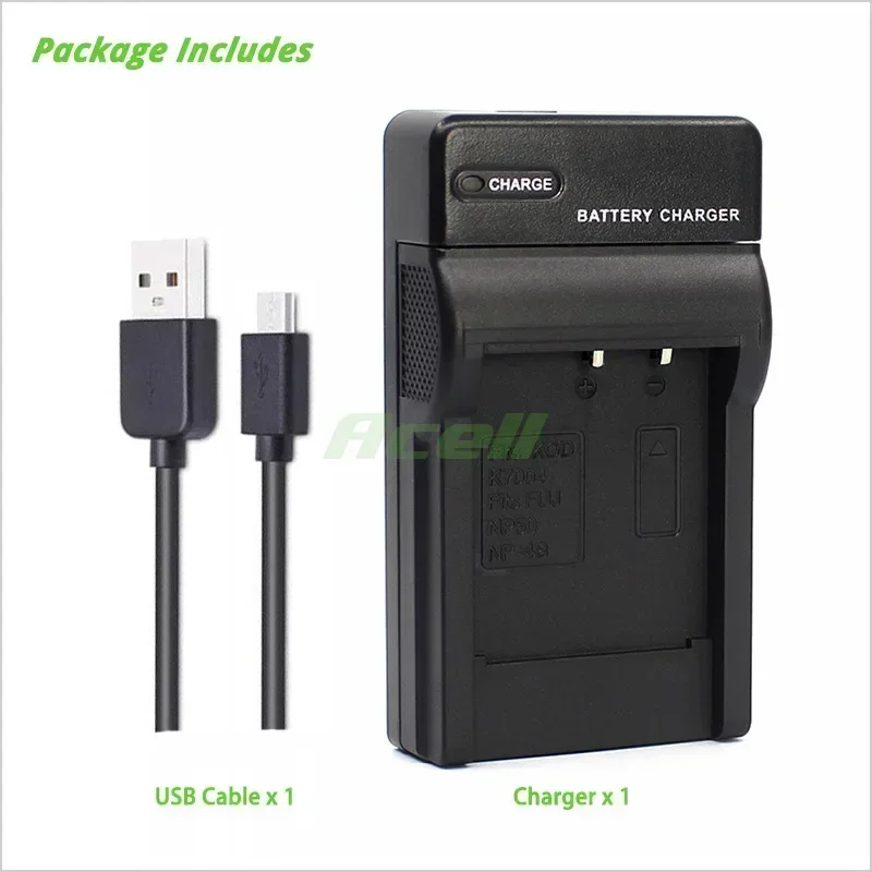 NP-50 USB Charger for ZAXCOM ZMT3 ZMT3-PHANTOM 2 ZMT3-HM ZMT4 ZMT4-HM Wireless Transmitters ZFR400 Bodypack Audio Recorder