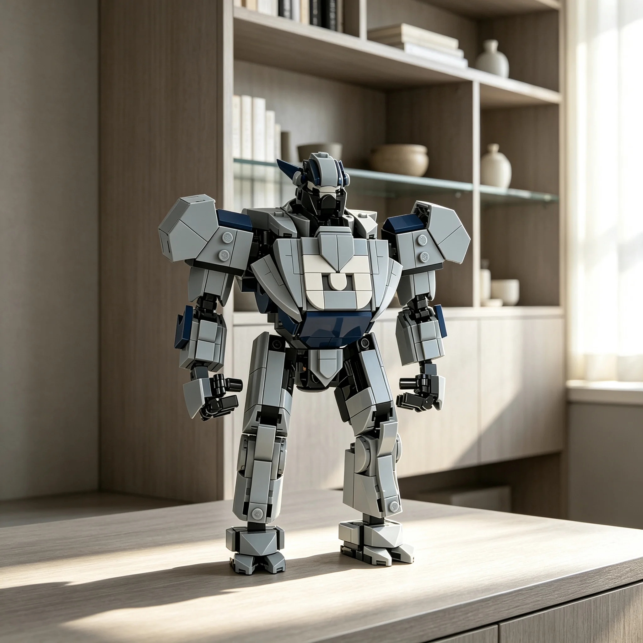 523pcs MOC Icons Mecha MAN MKIII Dispatch Model Building Blocks Education 3D Art Birthday Creative Collection Brick Assemble