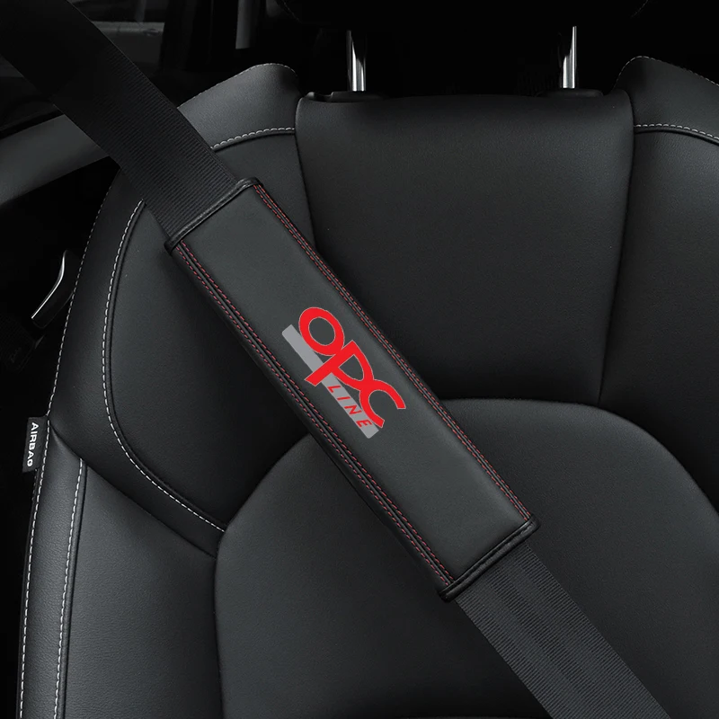 piezas cinturón de seguridad para coche, protección de hombro, suave, para OPEL OPC line, accesorios interiores, 1 unidades