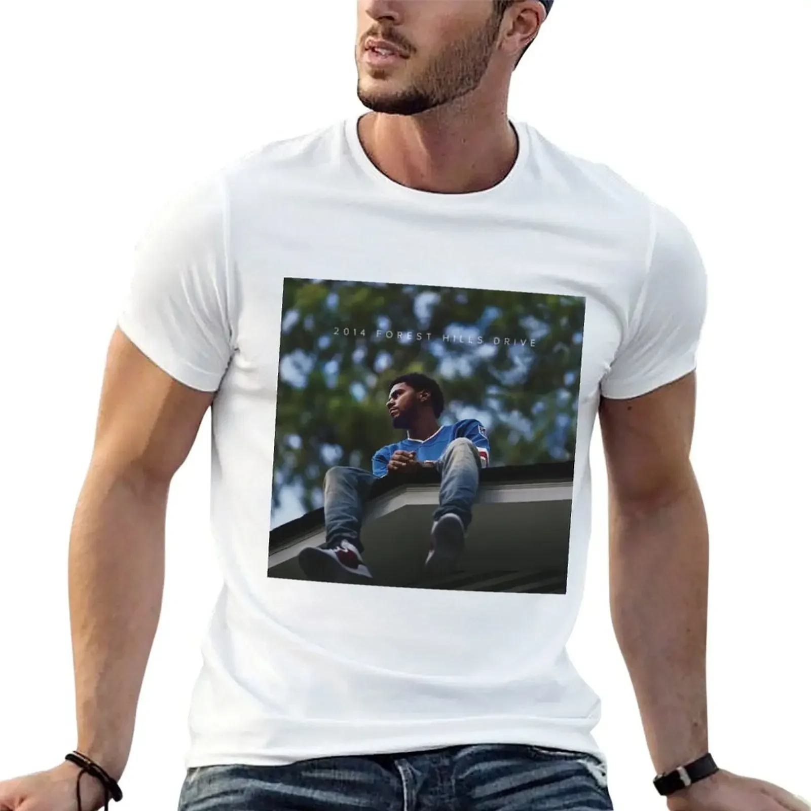 2014 Forest Hills Drive j cole T-Shirt customs design your own summer clothes baggy shirts anime stuff t shirts for men