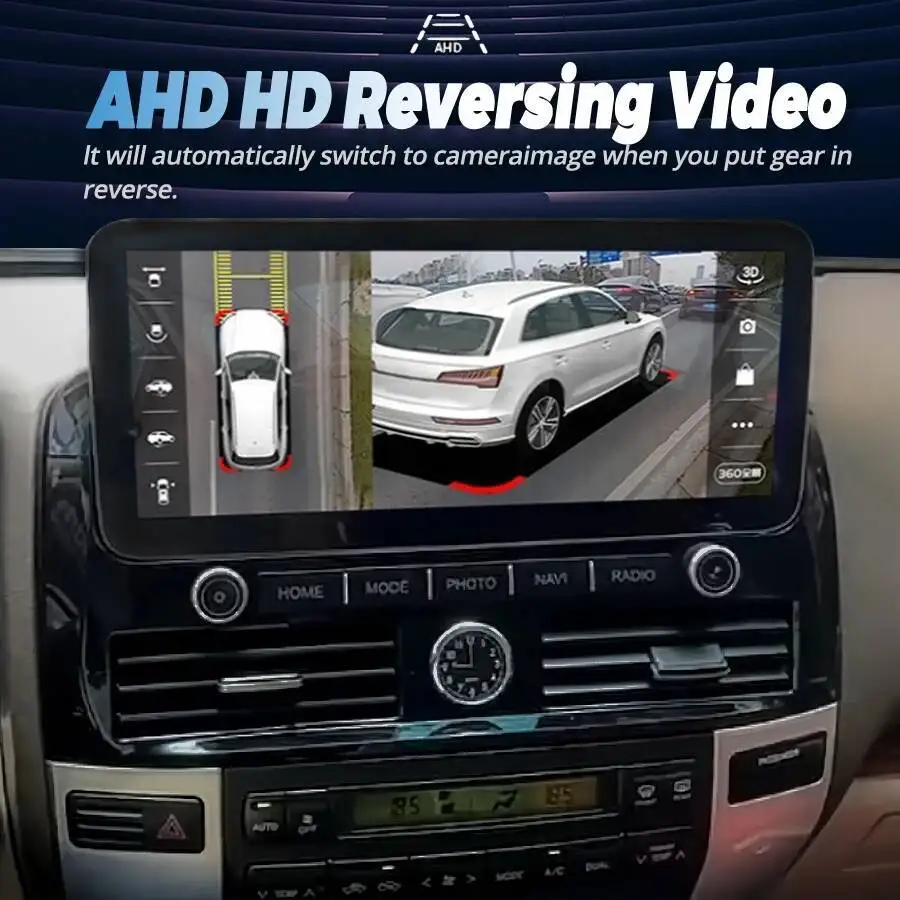 12.3 Android14 راديو السيارة لتويوتا لاند كروزر برادو 120 3 III لكزس GX470 GX 470 J120 2002 - 2009 مشغل فيديو الوسائط المتعددة #3