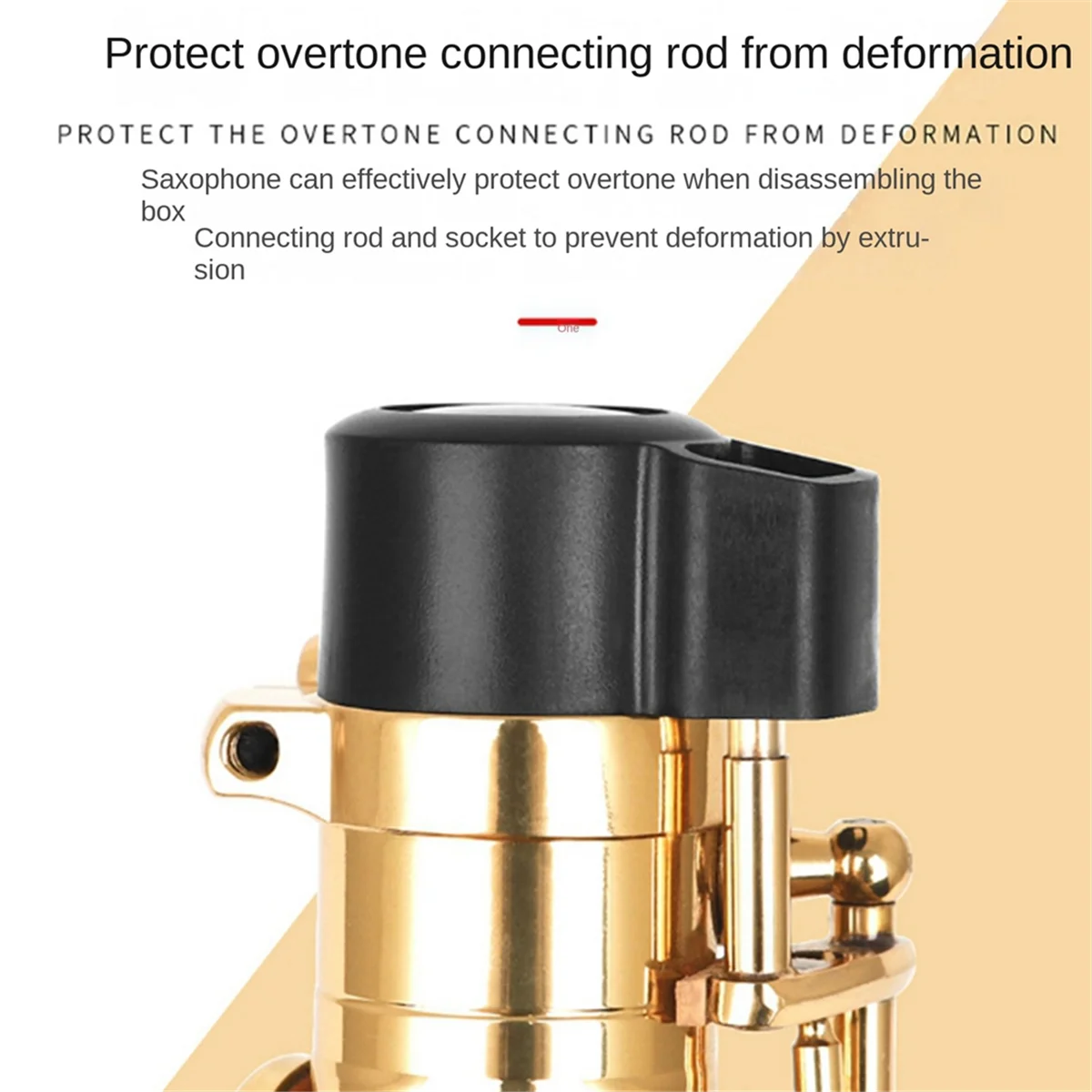 A71P 3 قطعة ألتو الساكسفون نهاية غطاء الساكسفون اكسسوارات مجموعة الساكسفون بيند الرقبة الغبار التوصيل غطاء الساكسفون كتم #4